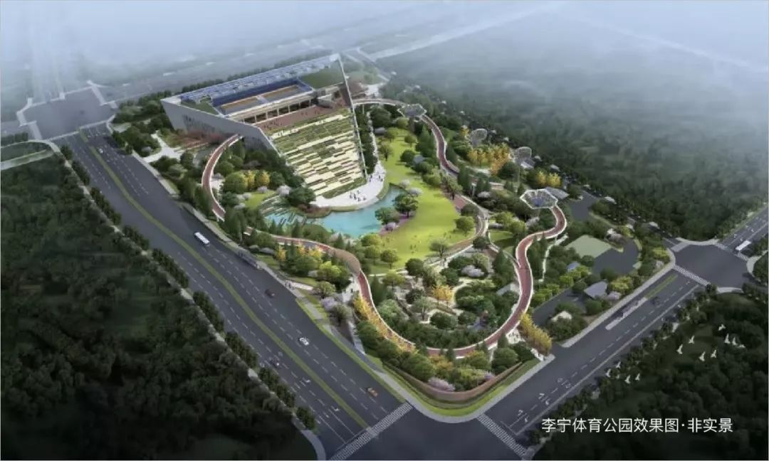 如果shopping mall带给你的是吃,喝,玩,乐,购,那么李宁体育园将带给你