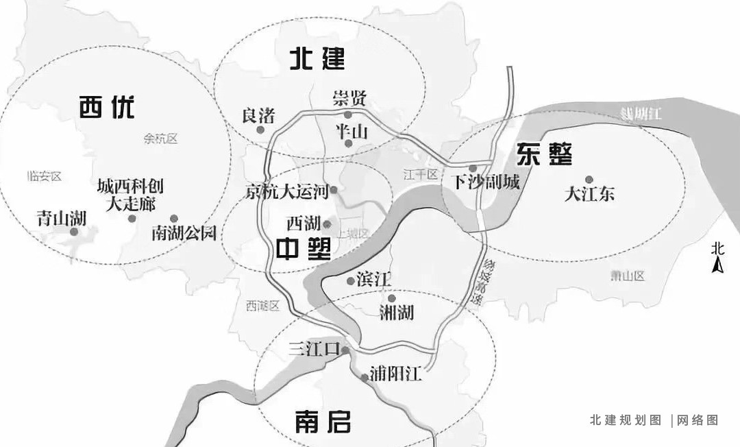 一場橫跨拱墅,下城,餘杭,江干,上城五大行政區域的