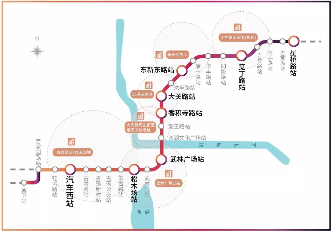 3号线重点线路图